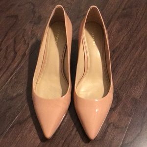 Coach Tan Kitten Heels Size 11
